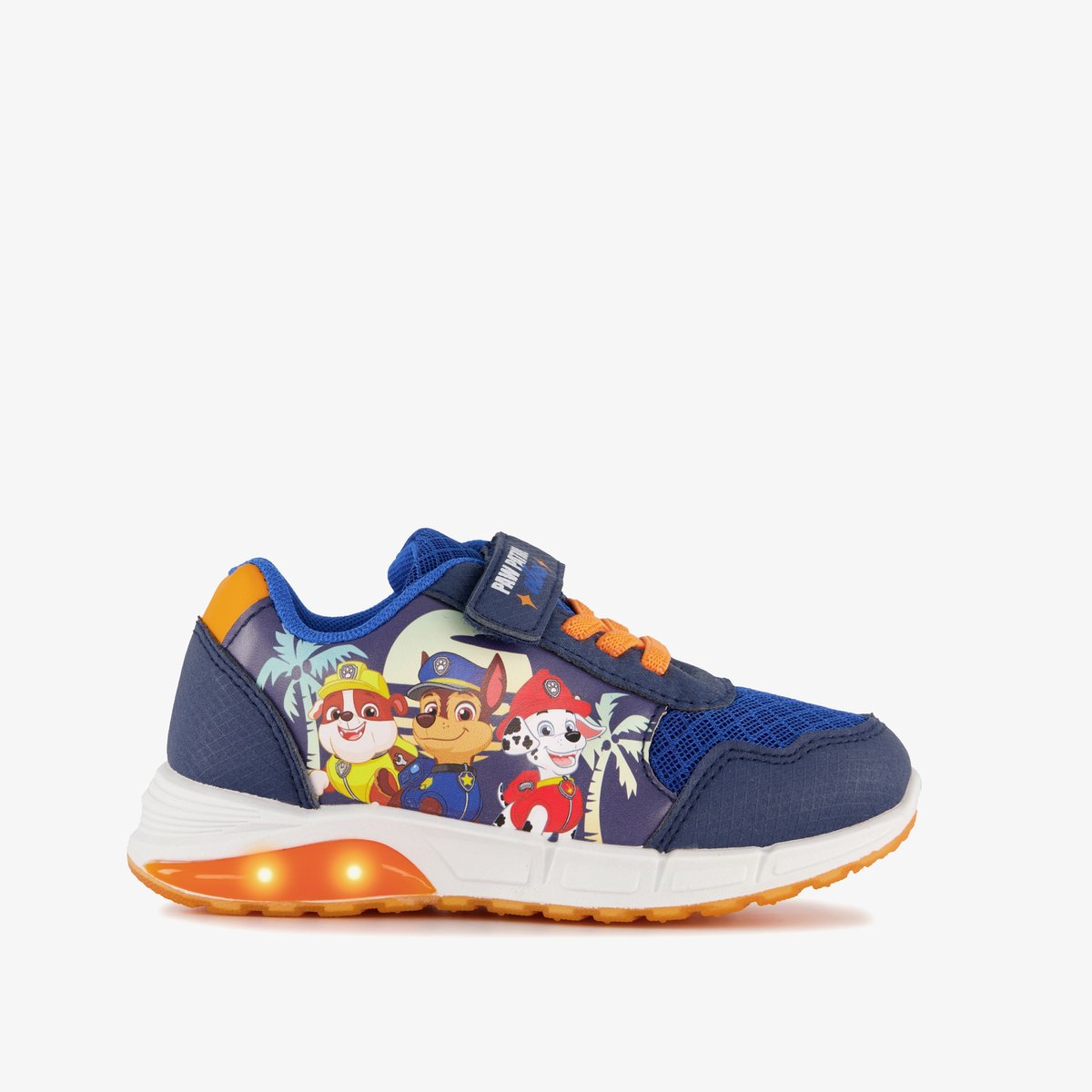 Paw Patrol kinder pantoffels met lichtjes blauw online bestellen