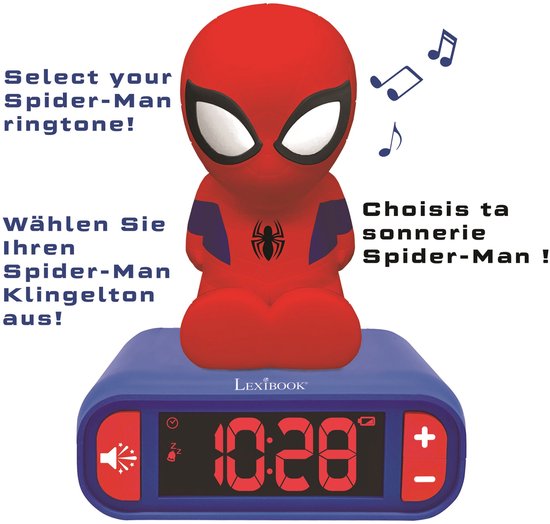 HOVUK Spiderman LED Kids Zaklamp 16cm, Lichtgewicht Reistoorts, Zomerlicht voor Lezen, Kamperen en Noodgevallen - Cadeau voor Kinderen Jongens 3 Jaar, Blauw