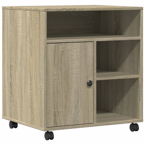 Vidaxl support d'imprimante à 3 niveaux chêne sonoma 43x48x64 cm Vidaxl support d'imprimante à 3 niveaux chêne sonoma 43x48x64 cm