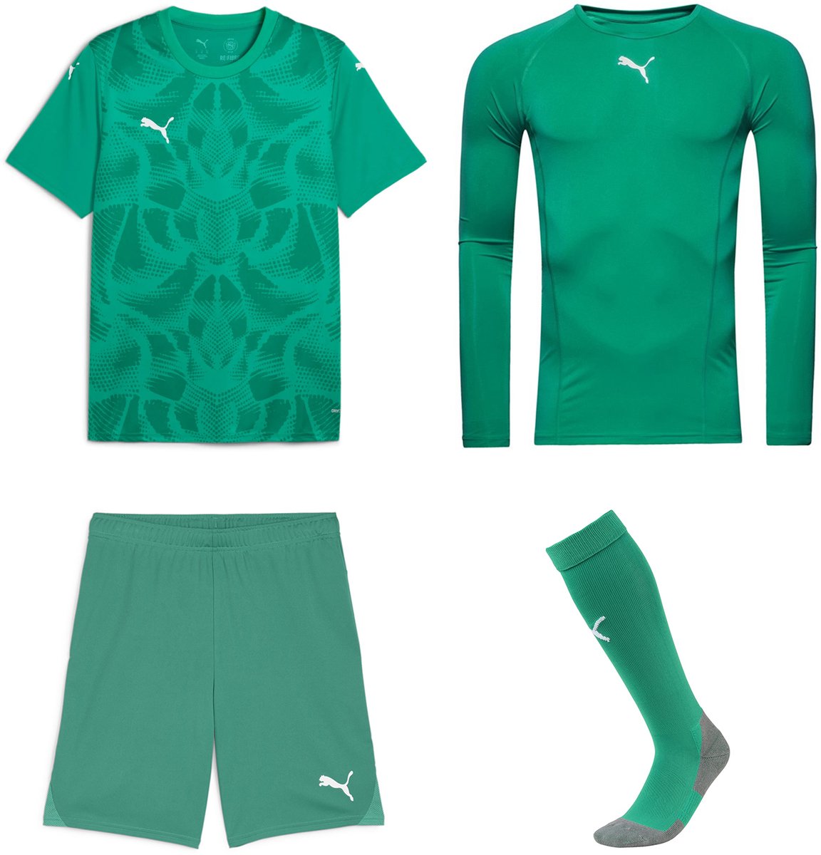 Puma Team Ultimate Keeperstenue Green