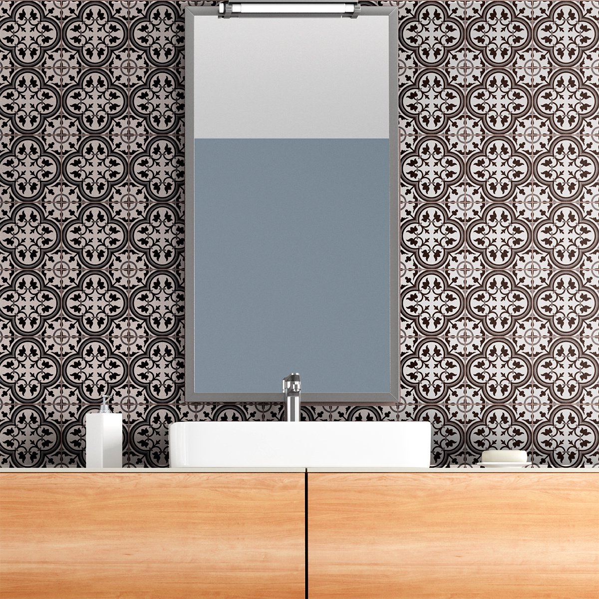 Ambiance Sticker Zelfklevende tegelmuurstickers voor keuken en badkamer - 9 AZULEJOS IOLANDA tegelstickers - 9 stickers 20x20cm Multi color