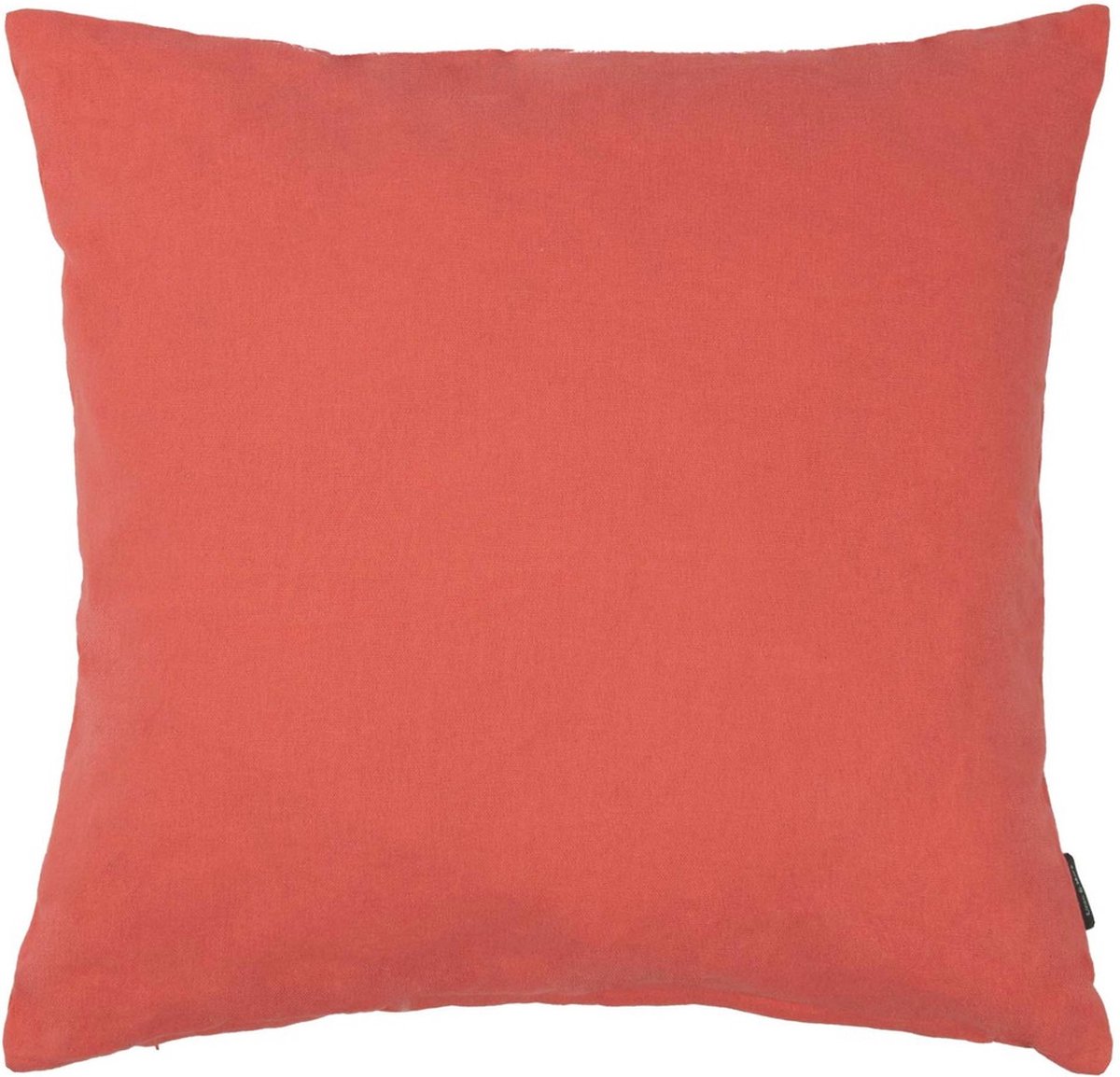 Mars & More Flannel coral red Cushion 45 cm x 45 cm Rood
