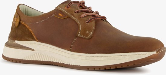 Baskets homme en cuir Hush Puppies cognac - Taille 40 - Semelle amovible