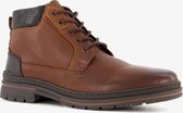 Van Beers leren heren veterschoenen bruin - Maat 44