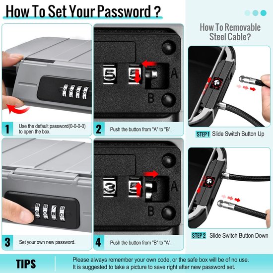 Lexium Phone Safe - Coffre-fort pour téléphone - Coffre-fort pour smartphone - Prison pour téléphone