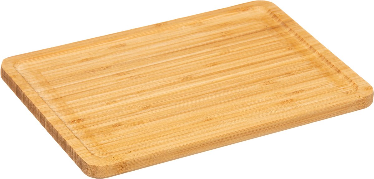 Secret de Gourmet Bamboe Serveerplaat - 28 x 20 cm, Beige