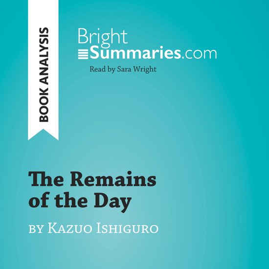 The Remains of the Day by Kazuo Ishiguro (Book Analysis) - cover