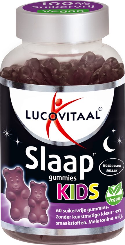 Lucovitaal Slaap Gummies Kids Bosbessen 60ST