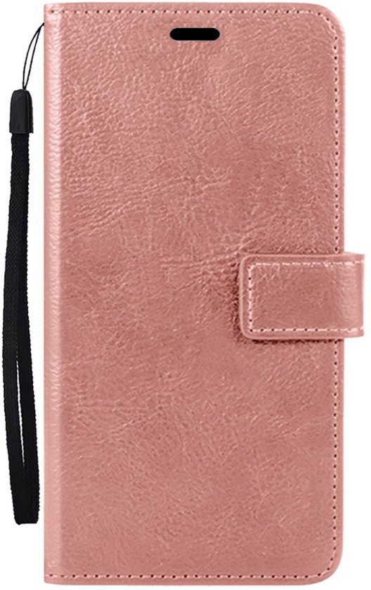 Étui adapté pour iPhone 16th Étui à Bookcase Étui à rabat Étui à rabat Étui à rabat Étui à rabat Étui à rabat iPhone à rabat Étui à rabat Étui à rabat - Or rose