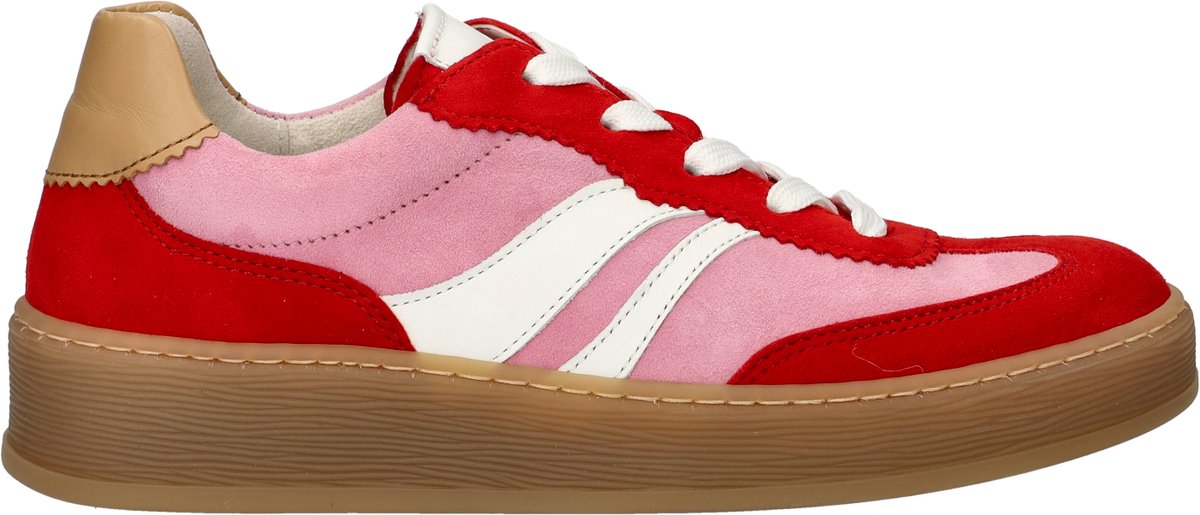 Gabor Comfort Optifit dames sneaker - Rood multi
