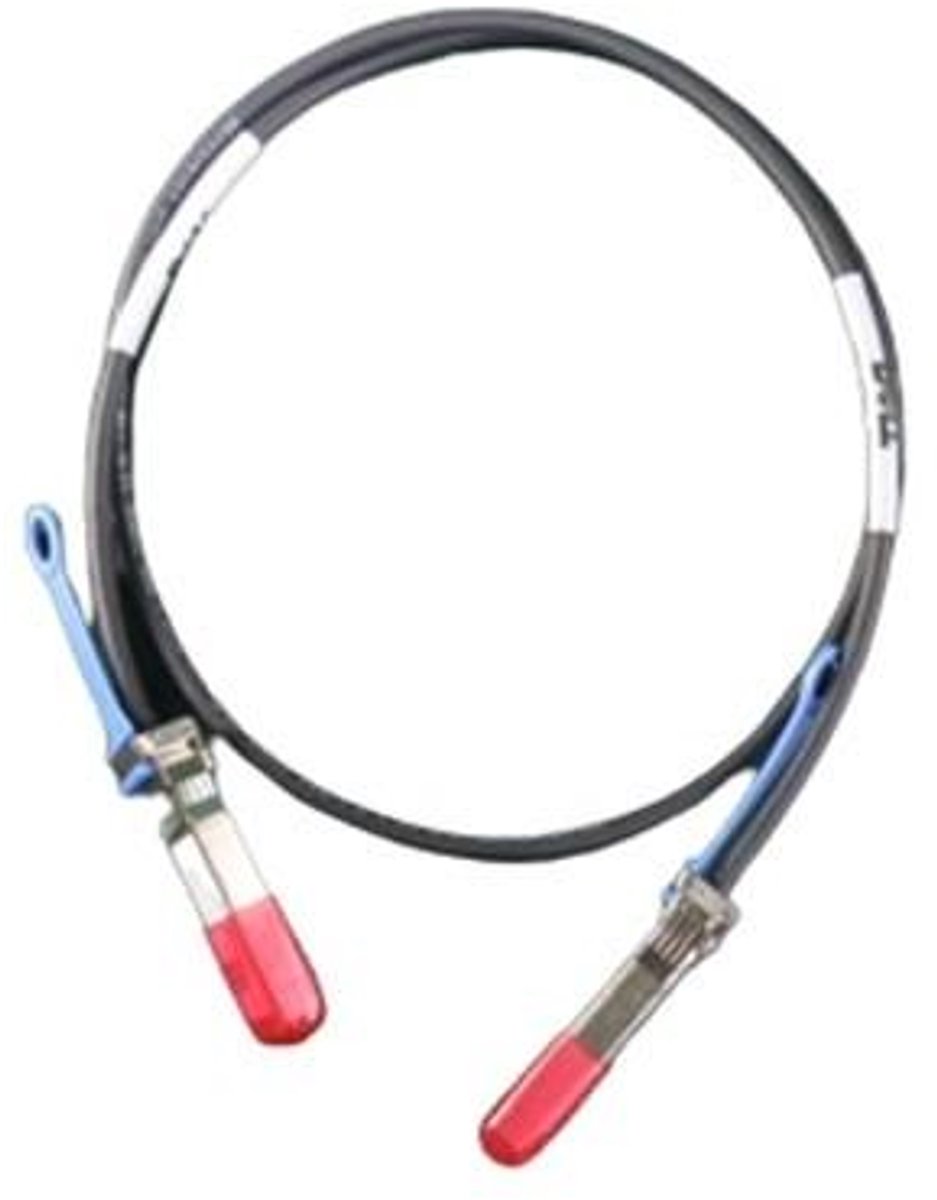 DELL 470-AAVH 1m SFP+ SFP+ Zwart Glasvezel kabel