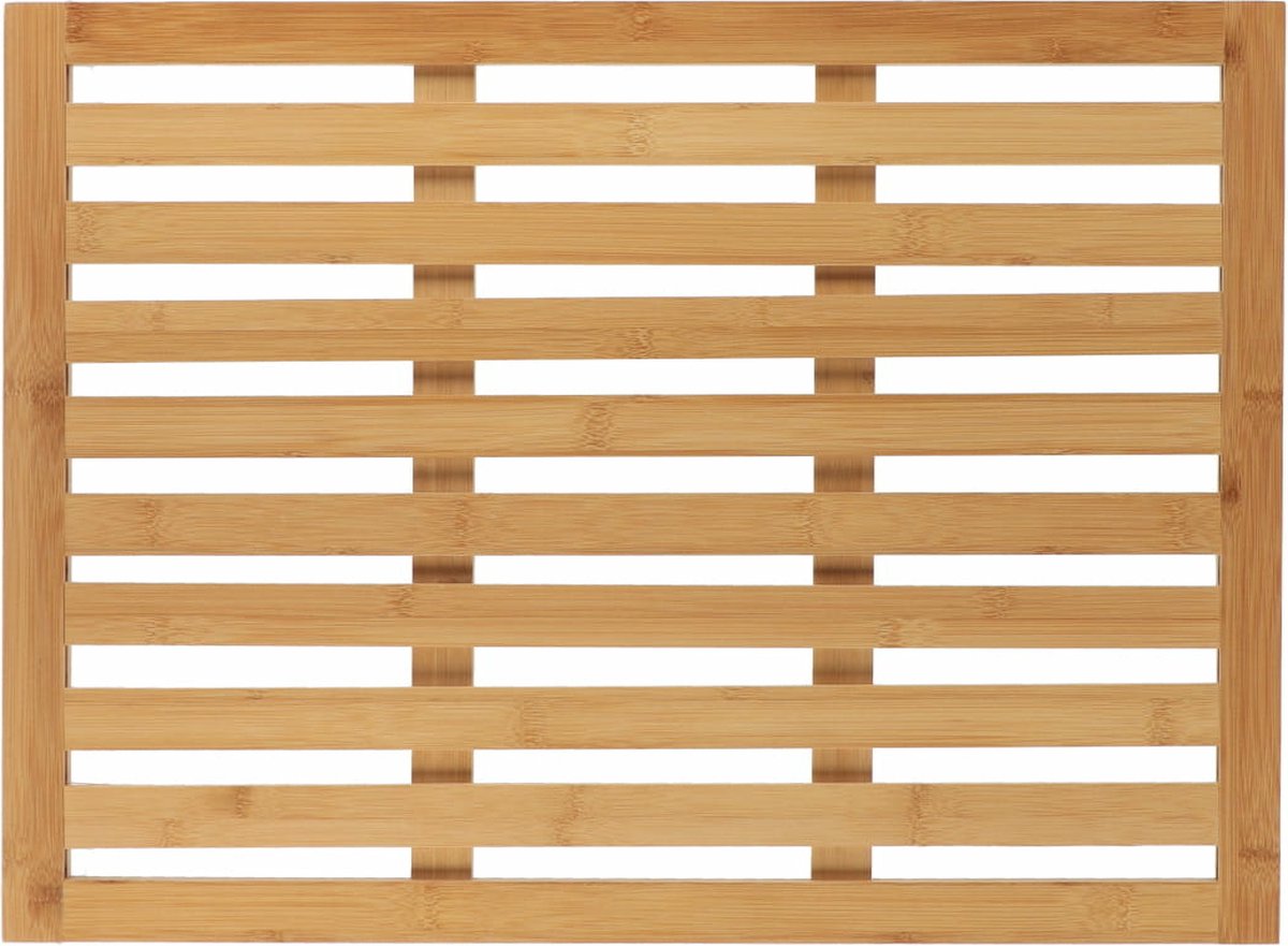 Tendance Badmat - bamboe - antislip - douchemat - L62 x B45 cm - saunamat - hout