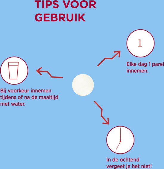 Dagravit Vitamine D 10µg parels - Ondersteunt het behoud van sterke botten en een sterk gebit - Goed opneembaar door de oliebasis - 100 parels