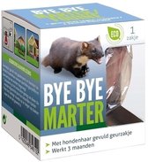 BSI - Bye Bye Marter Marterverjager - Afweer van marters - Met hondenhaar gevuld geurzakje - 1 stuk