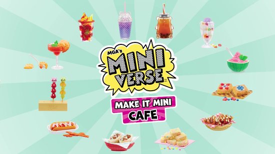 Miniverse - Make It Mini Foods: Café Series 4 - Knutselset