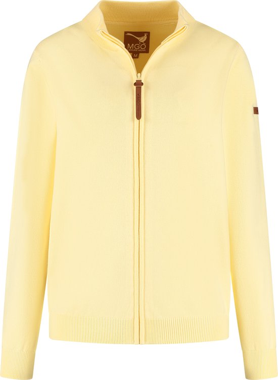 MGO Beau - Gilet femme - Maille fine et douce - Jaune