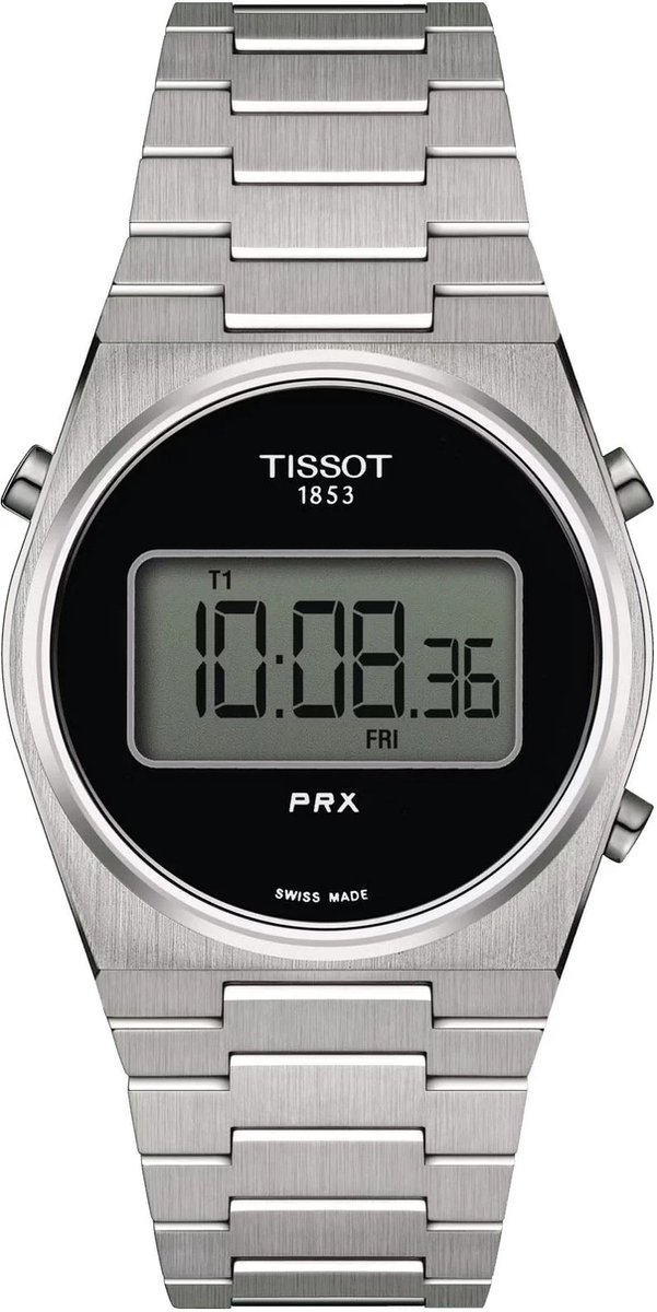 Tissot PRX T1372631105000 Horloge - Staal - Zilverkleurig - Ø 35 mm