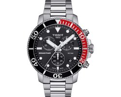 Tissot Seastar 1000 T1204171105101 Horloge - Staal - Zilverkleurig - Ø 45 mm