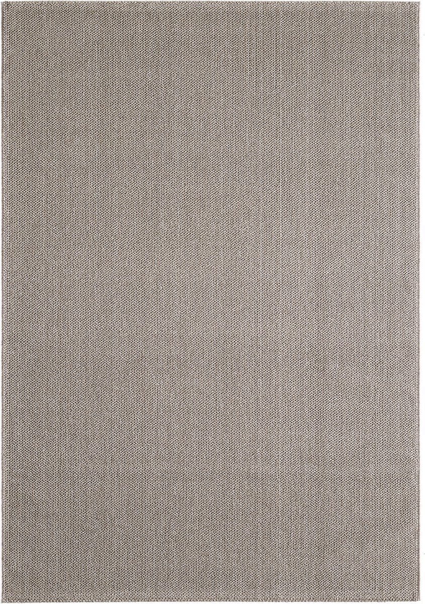 Laagpolig Vloerkleed | Tapijt | Loom | Uni | Bruin | 280x370 cm