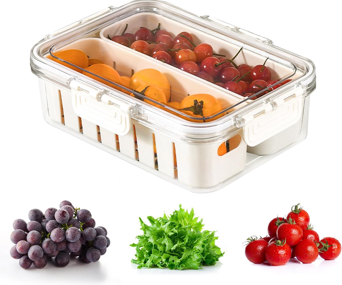 La'Moussawi ® Handige Koelkast Organizers voor Versheid en Ruimtebesparing in de Keuken