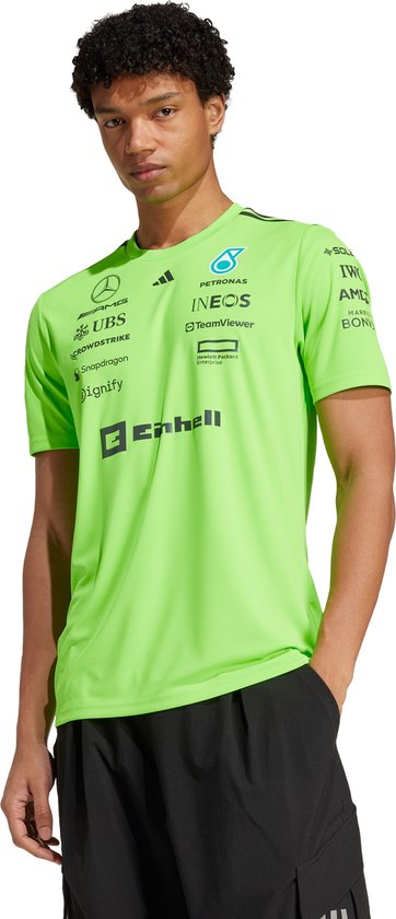 adidas Performance T-SHIRT SET UP MERCEDES - AMG PETRONAS FORMULA ONE TEAM - Hommes - Vert - S
