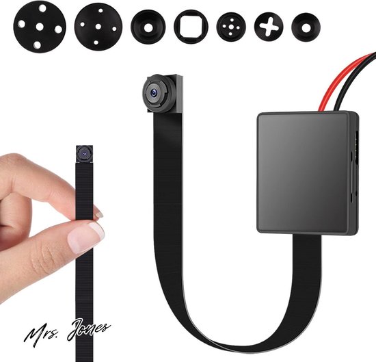 Anluomania Mini-camera 1080p HD wifi (2,4 GHz), bewakingscamera voor binnen, camera bewaking