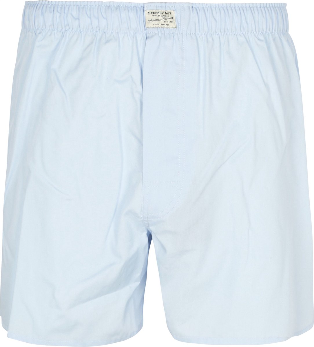 Steppin' Out Boxershort Poplin Solid Licht Blauw - Maat M - Heren - Boxershorts