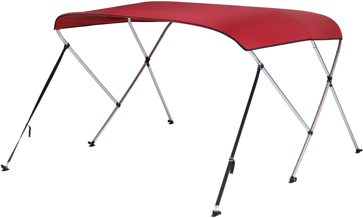 NALUX Biminitop 3 bogen - Hoogte 117 cm -Breedte 185-198 cm