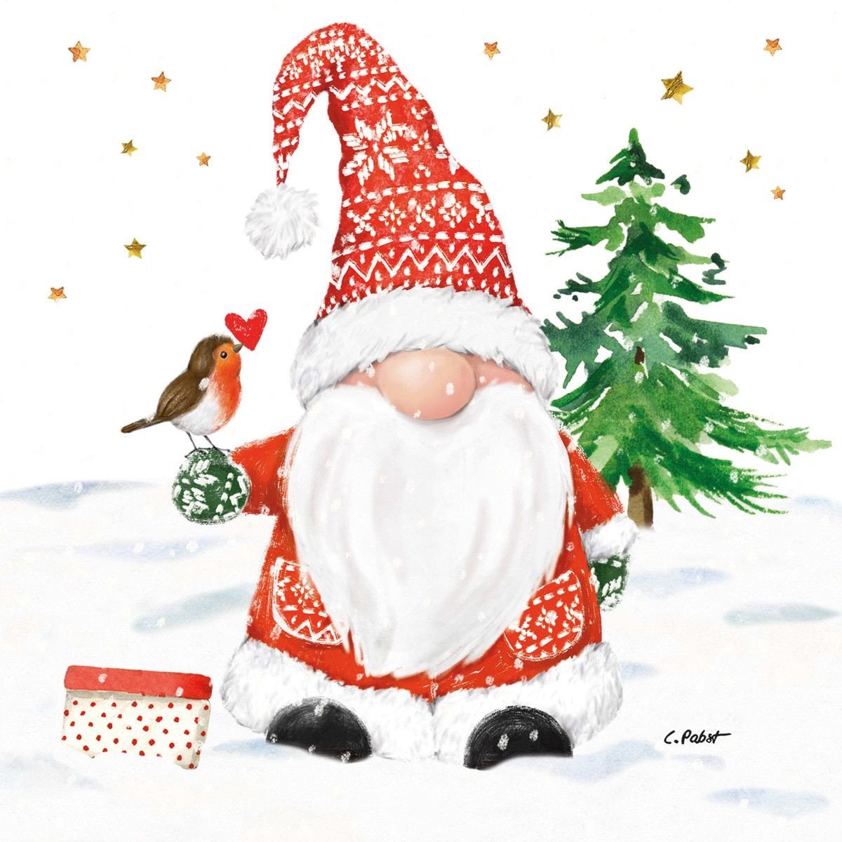 PPD Lunch servetten - Christmas Buddy