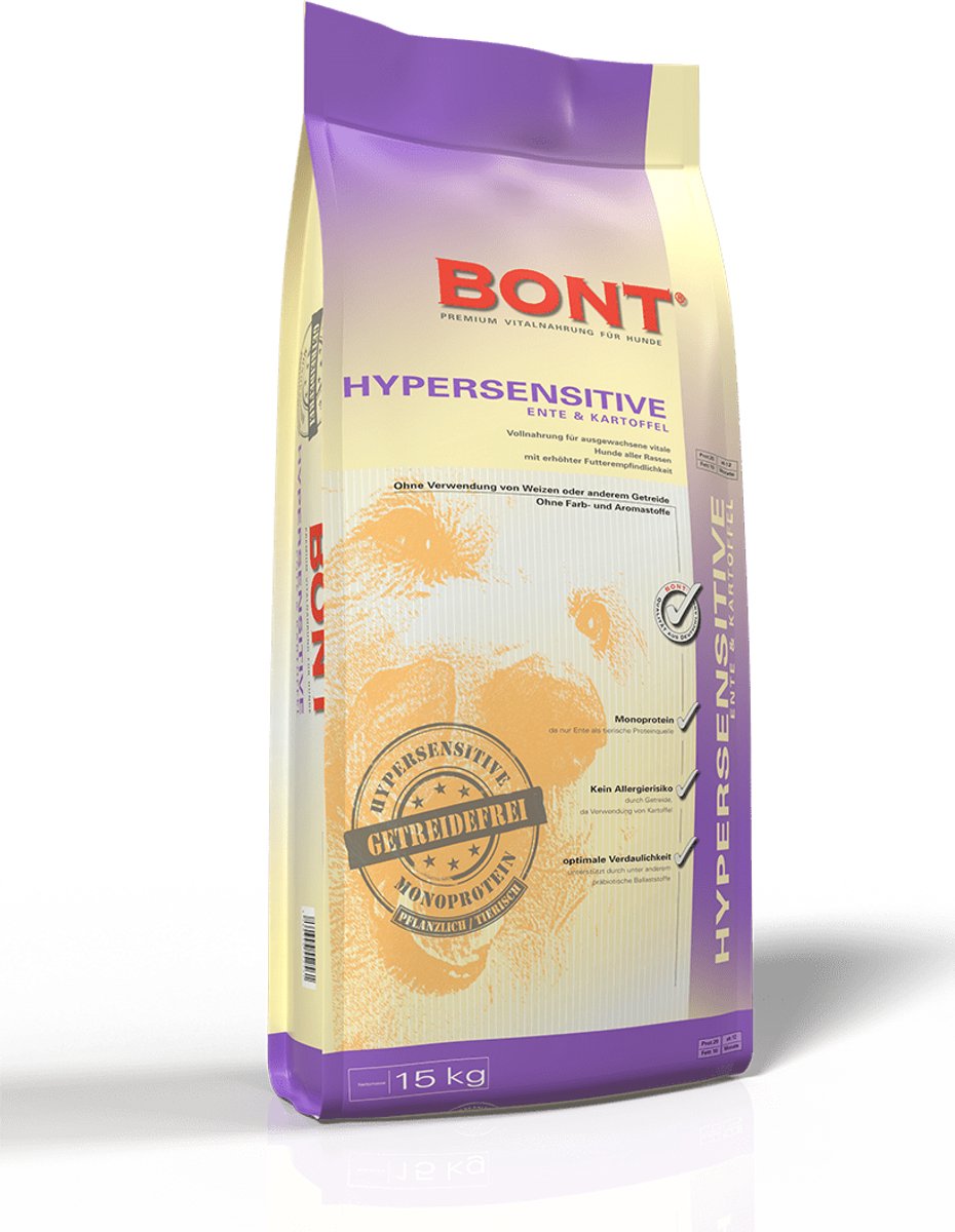 Bont HYPER Sensitive Eend & Aardappel - 15kg