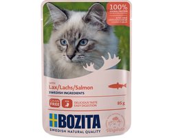 Bozita Pouch hapjes in gelei 12x85g - met zalm