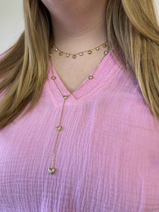 Brosway Halsketting vrouw uit roestvrij staal met symbolen oog, halsketting vrouw collectie CHAKRA - BHKN097