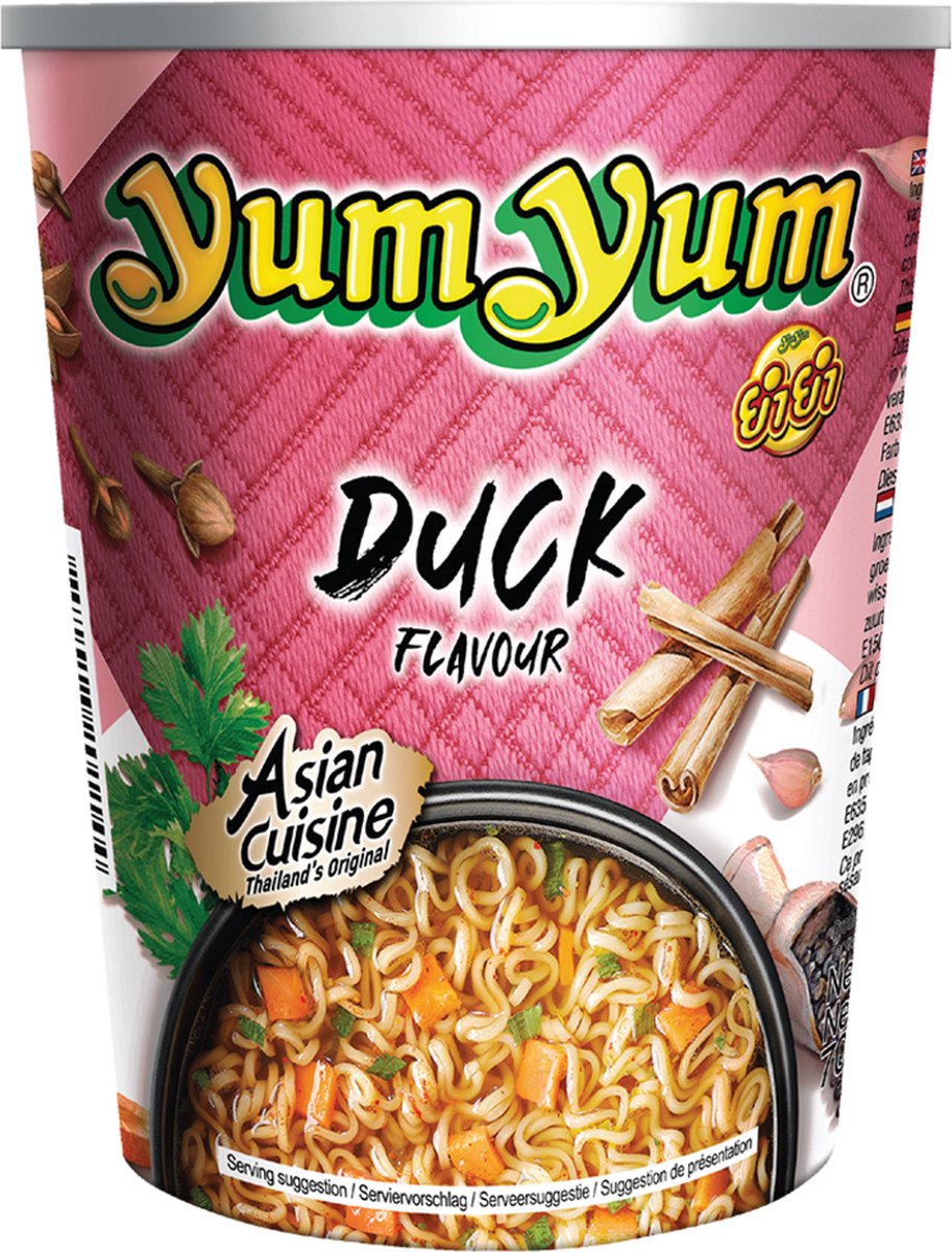 Yum Yum Instant Noodles Eend Cup 36 x 70 g