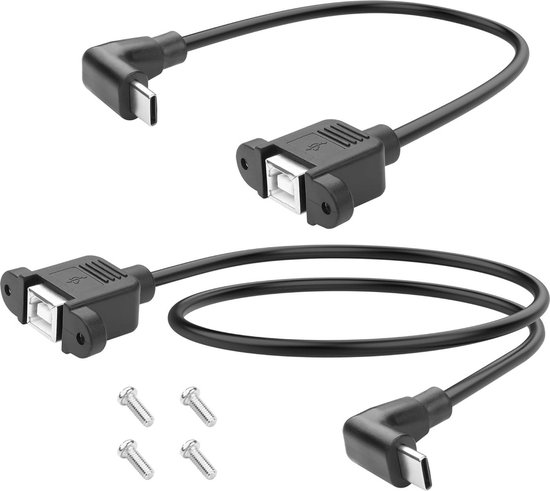 chenyang CY Micro HDMI naar HDMI-kabel, Micro HDMI 1.4 Mannelijk naar HDMI Vrouwelijke 4K Verlengkabel 90 graden haakse
