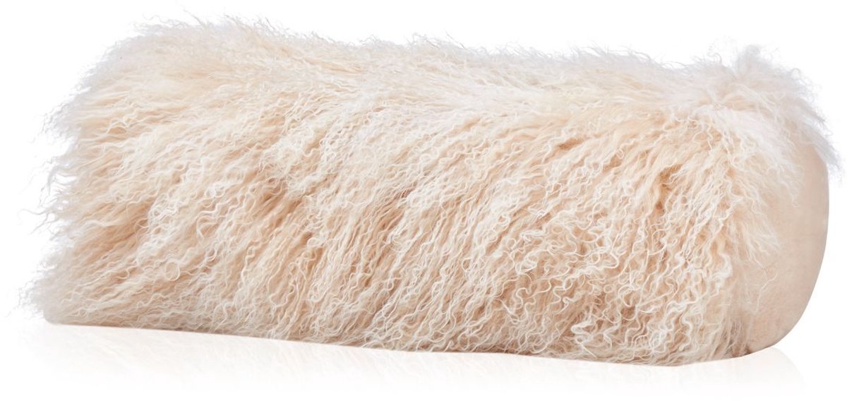 Sheepskin House Curly Bolster Kussen - D20x52 cm arctic sunrise