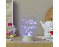 Verlicht Led Notitiebord | Lemo Innovagoods | RGB Led | USB | Afstandsbediening