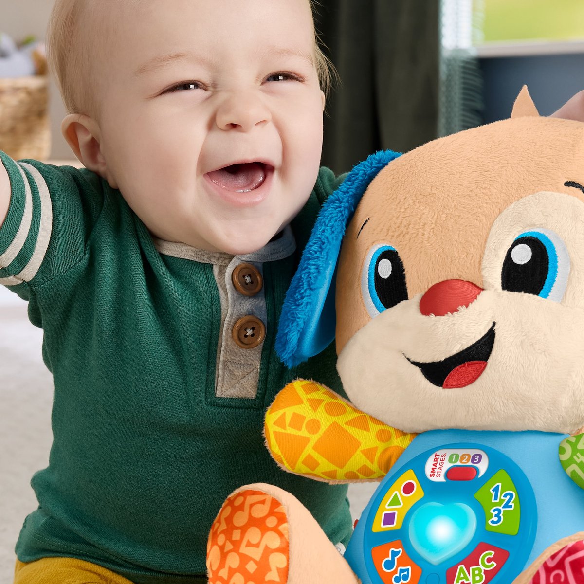 Fisher-Price Leerplezier Meegroeispeelgoed Puppy - Muzikale Knuffel — afbeelding 4