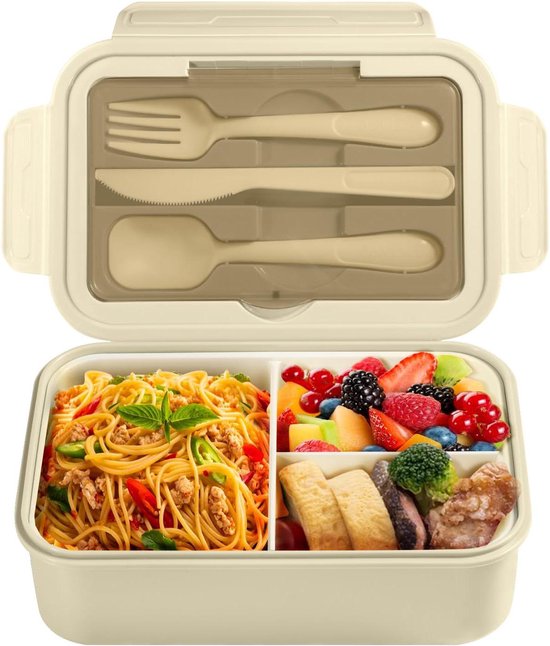 Mepal Grote broodtrommel om mee te nemen, lunchbox voor 4 sandwiches of 8 boterhammen, meal prep box, broodtrommel voor volwassenen, eetbox met onderverdeling, Vivid Lilac
