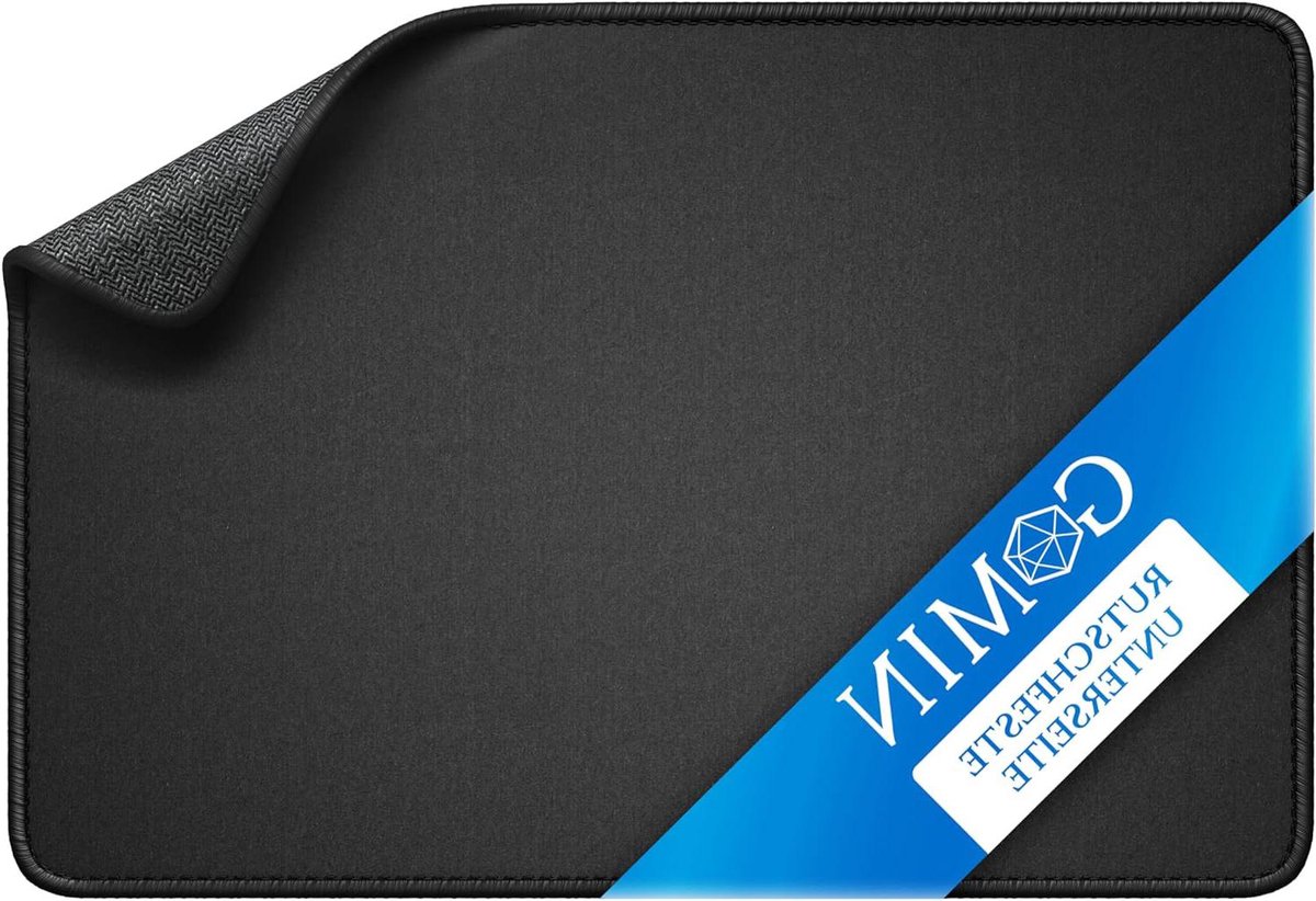 Muismat voor gaming - antislip - 28 x 20 cm - zwart