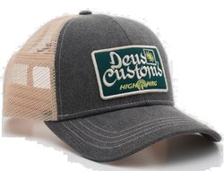 DEUS Open Head Trucker cap - Anthracite