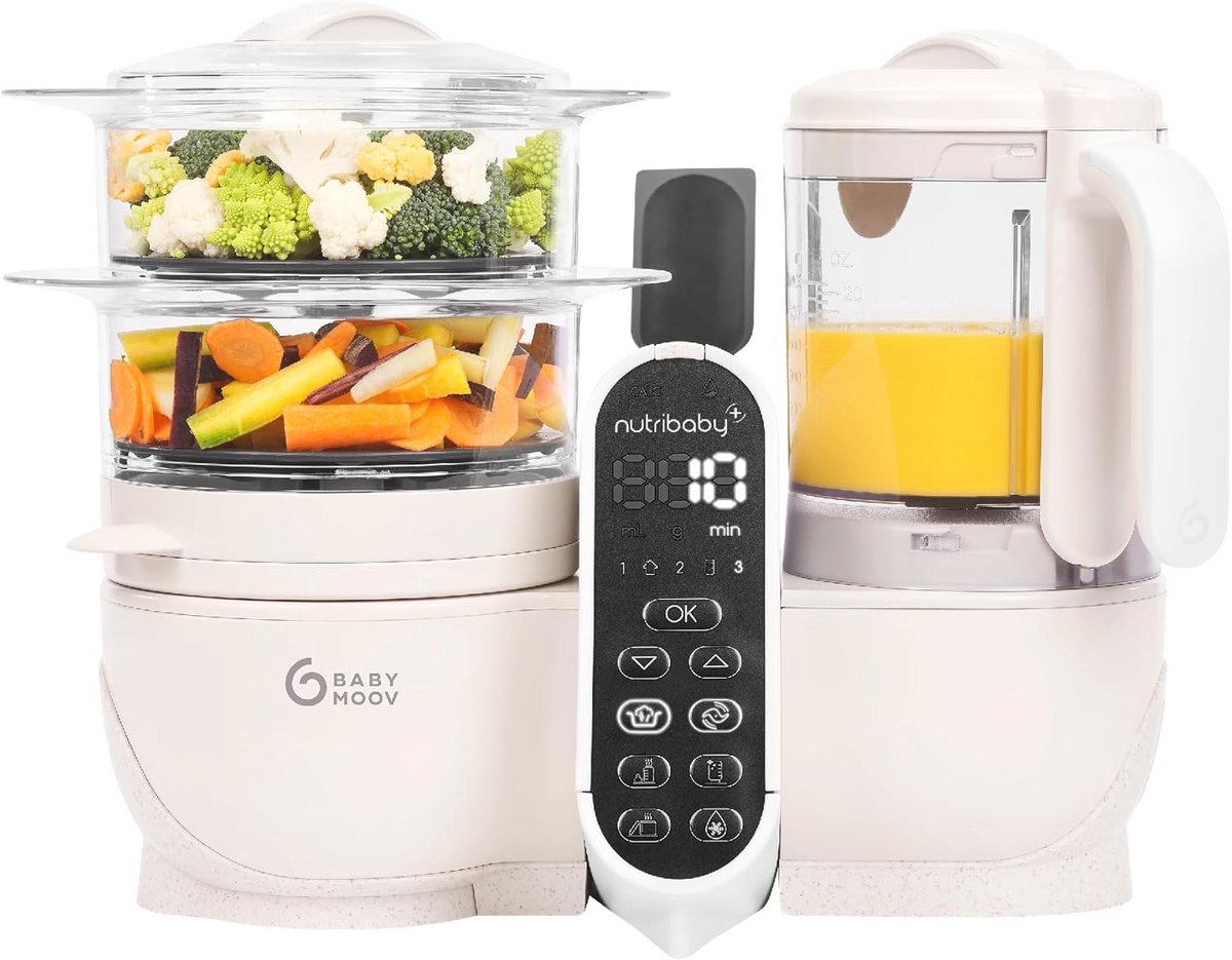 Image of 6-in-1 Babyfoodprocessor - Stomen, Mixen, Steriliseren en Opwarmen