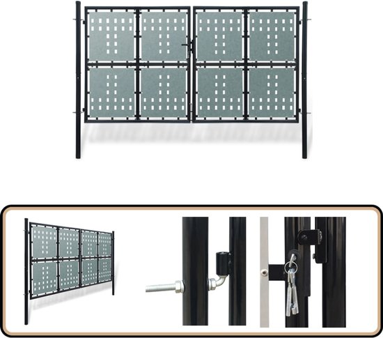 Schuttingpoort Zelf Monteren VidaXL Tuinpoort Van Grenenhout – Stevige, Geïmpregneerde Houten Poort Voor Tuin Of Terras (100x100 Cm) Grenenhouten Poort