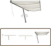 Store automatique vidaXL 600x300cm avec LED et capteur - Extension extérieure - Couverture de patio - Store en aluminium - Store électrique