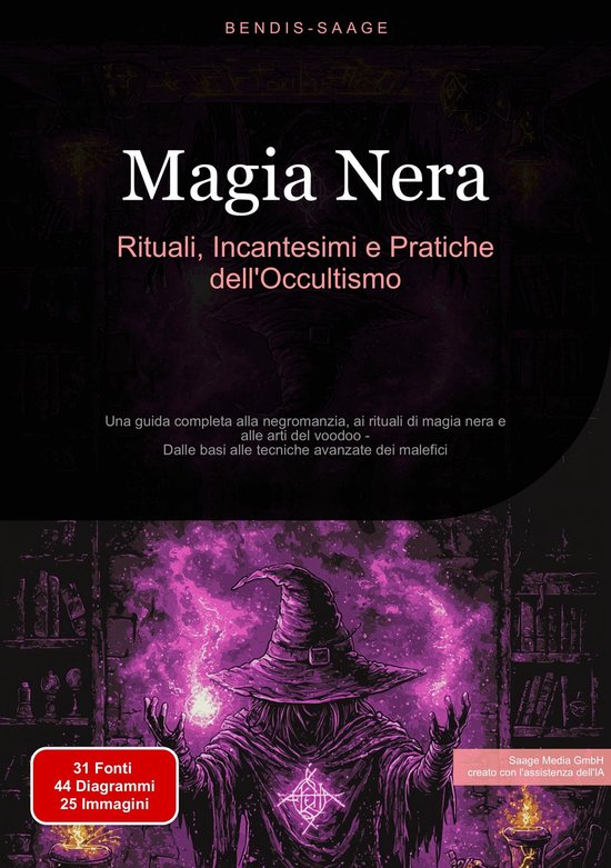 Magia Nera: Rituali, Incantesimi e Pratiche dell'Occultismo - cover