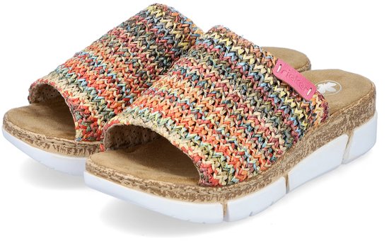 Dámské sandály RIEKER V3691-80 bílá S5 | Rieker-eshop.cz