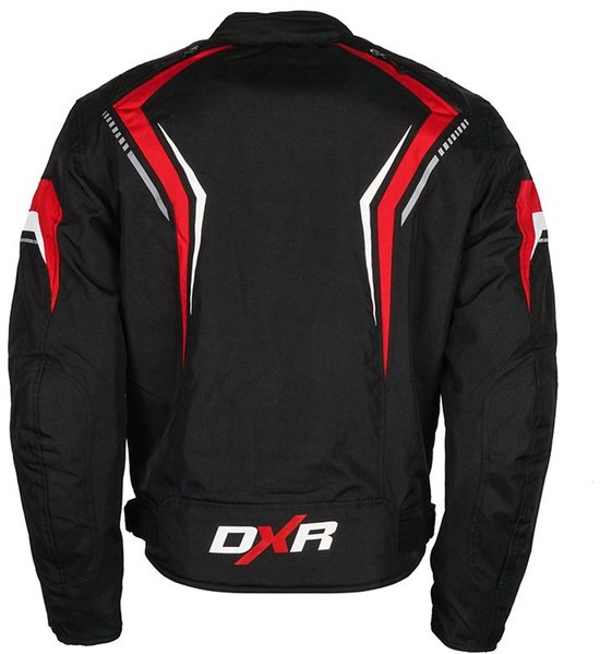 Veste moto SPARKER Homme 4 saisons Zwart/Rouge XL Homologuée CE par MOTOBLOUZ