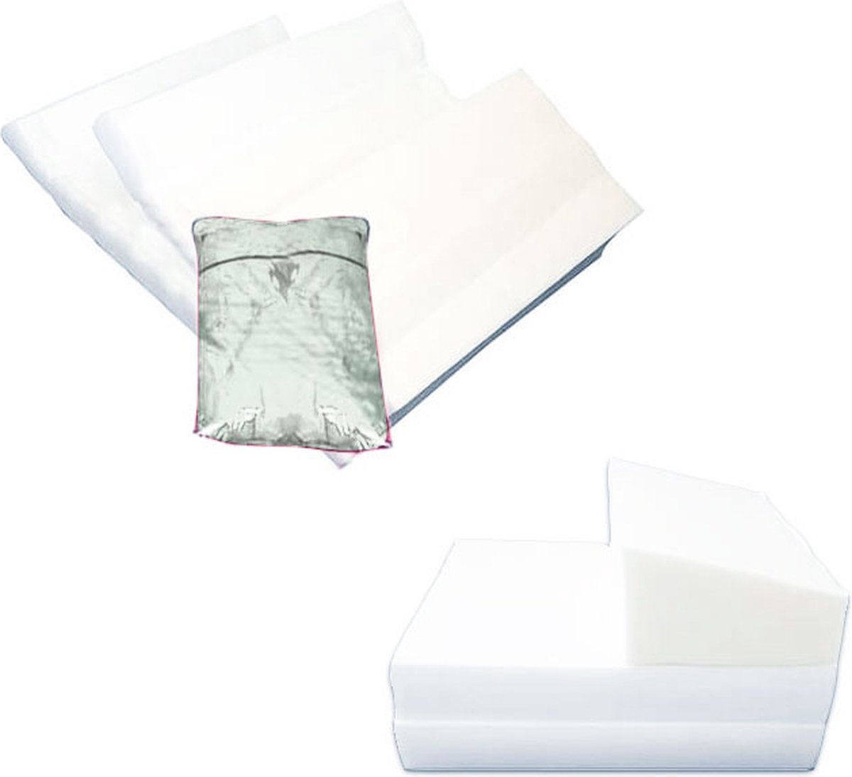 Opvouwbaar Matras Organic - Wasbare Hoes - 200x90x15 cm - Luxe Camping Matras