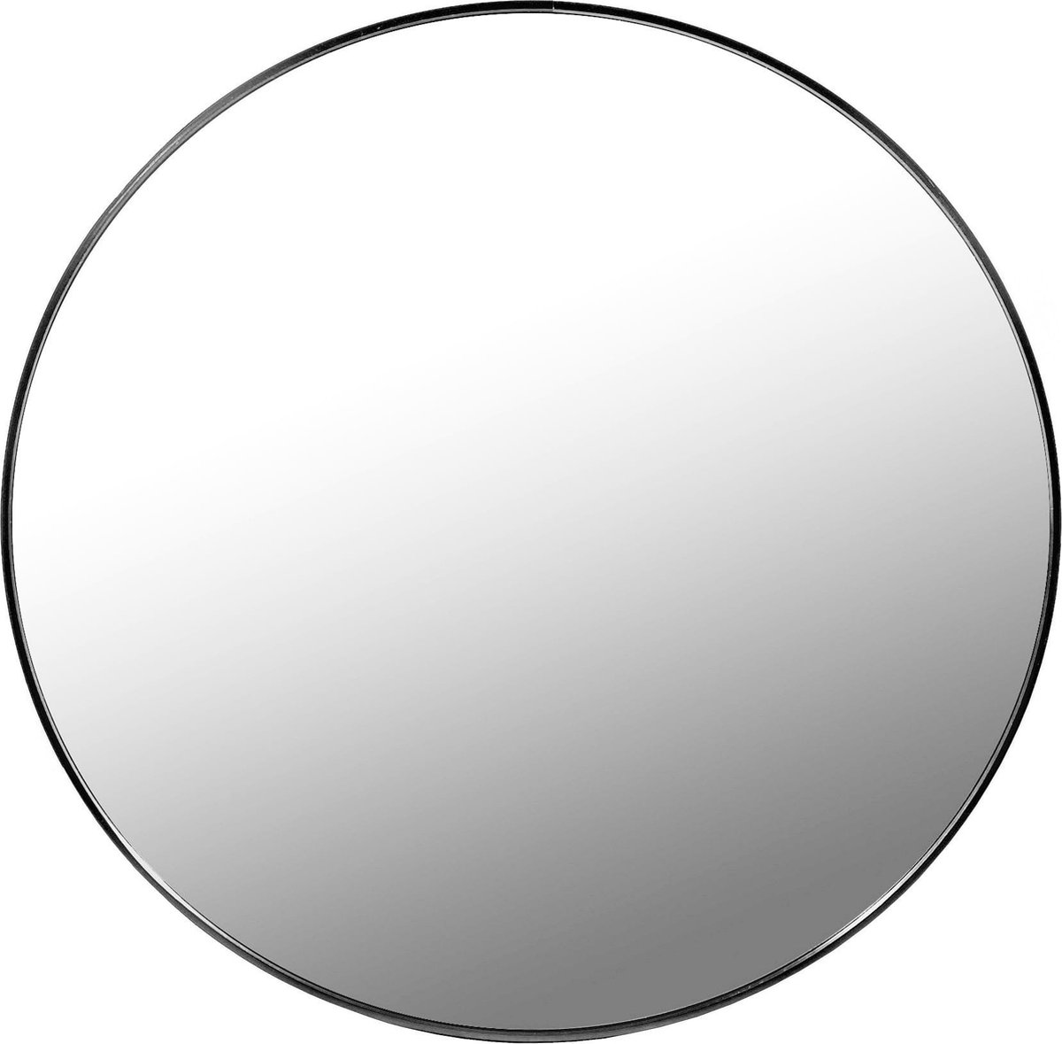 Ronde Wandspiegel 80 cm Zwart - Viking Choice