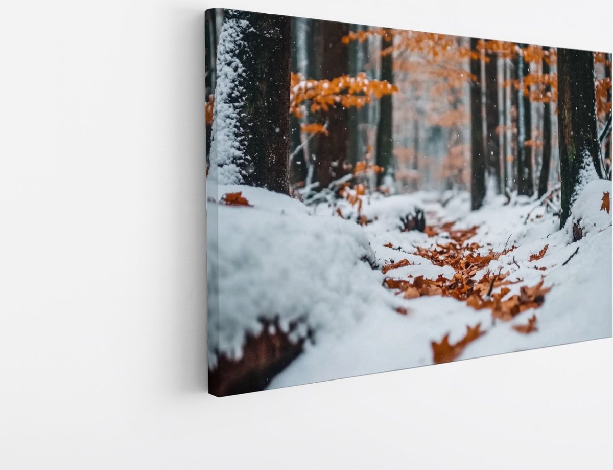 Saammp Canvas Schilderij - Natuur - zonsondergang - Watervallen - 50x40 - Foto op canvas - Wanddecoratie - Muurdecoratie Woonkamer - Slaapkamer decoratie - Canvas Print Multicolor