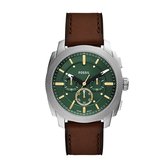 Fossil FS6100 Heren Horloge 44mm - Bruin
